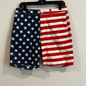 Bonobos 9 inch inseam flag print shorts size 30